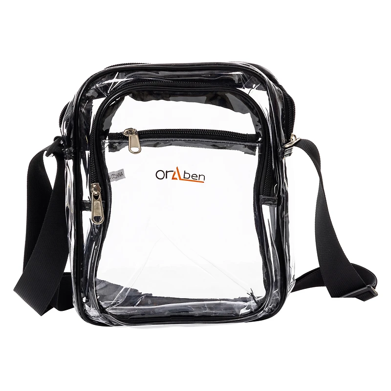 Clear Crossbody Satchel 10in x 8.6in