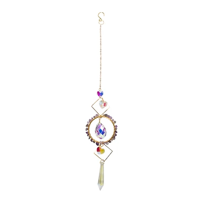 Decorative Crystal Suncatcher 15.94in x 2.95in