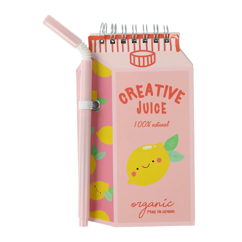 Juice Notepad with Pen