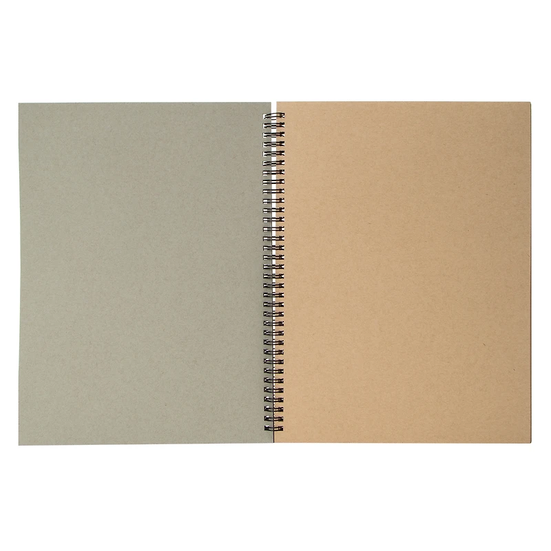 Grey & Brown Sketchbook 9in x 12in