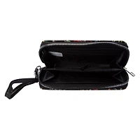 Printed Zipper Wallet 6in