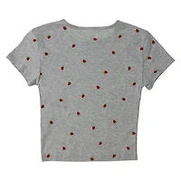 Baby Tee With Allover Print