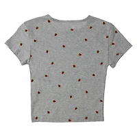 Baby Tee With Allover Print