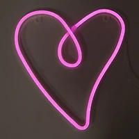 Neon LED Heart Wall Light