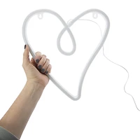 Neon LED Heart Wall Light