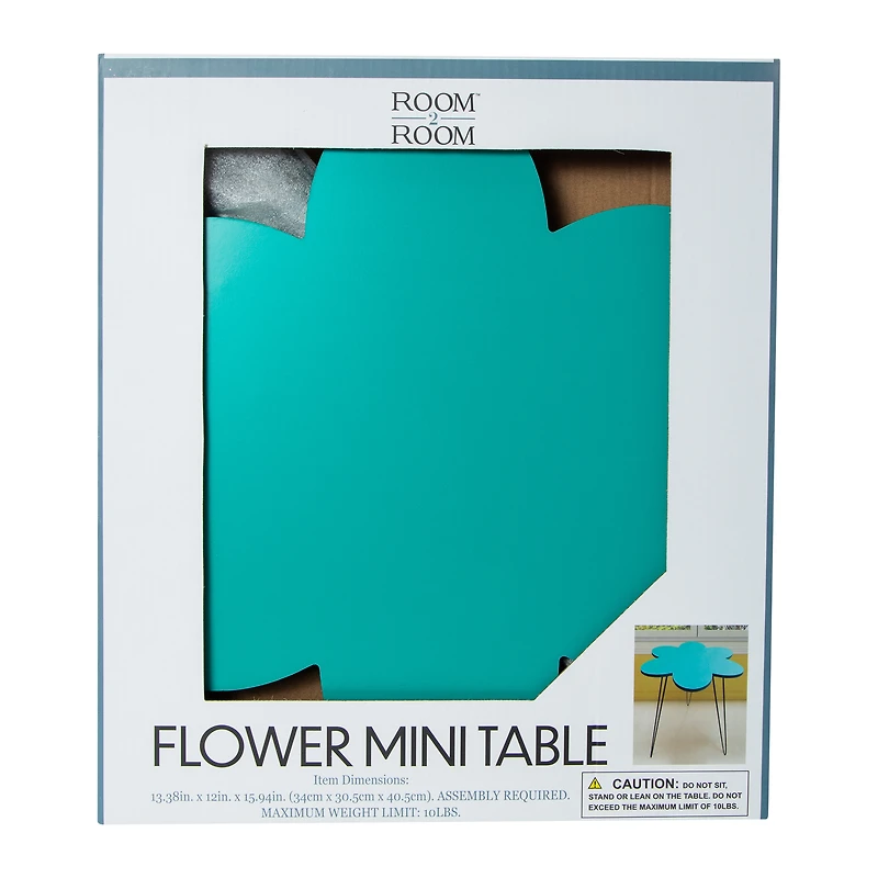 Flower Mini Table 13.38in x 12in