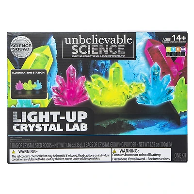 Unbelievable Science Light-Up Crystal Lab Kit