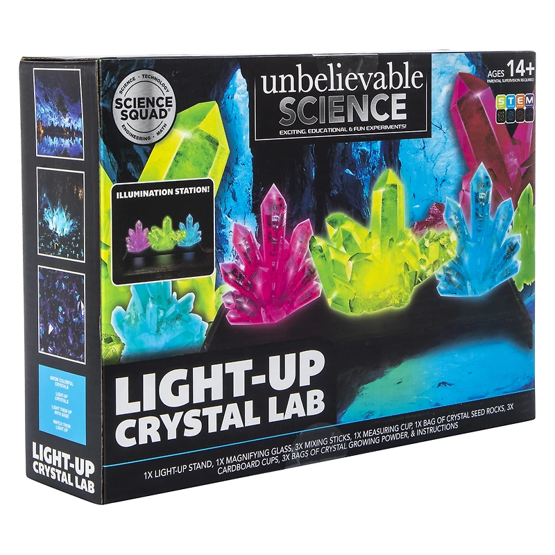 Unbelievable Science Light-Up Crystal Lab Kit