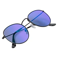 Mens Mirrored Round Sunglasses