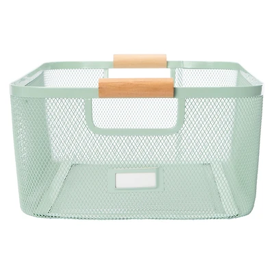 Metal Storage Bin 13.4in x 10in