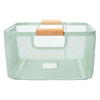 Metal Storage Bin 13.4in x 10in
