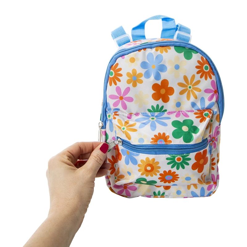 Printed Mini Backpack 9in