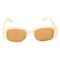 Ladies Plastic Geometric Rectangle Sunglasses