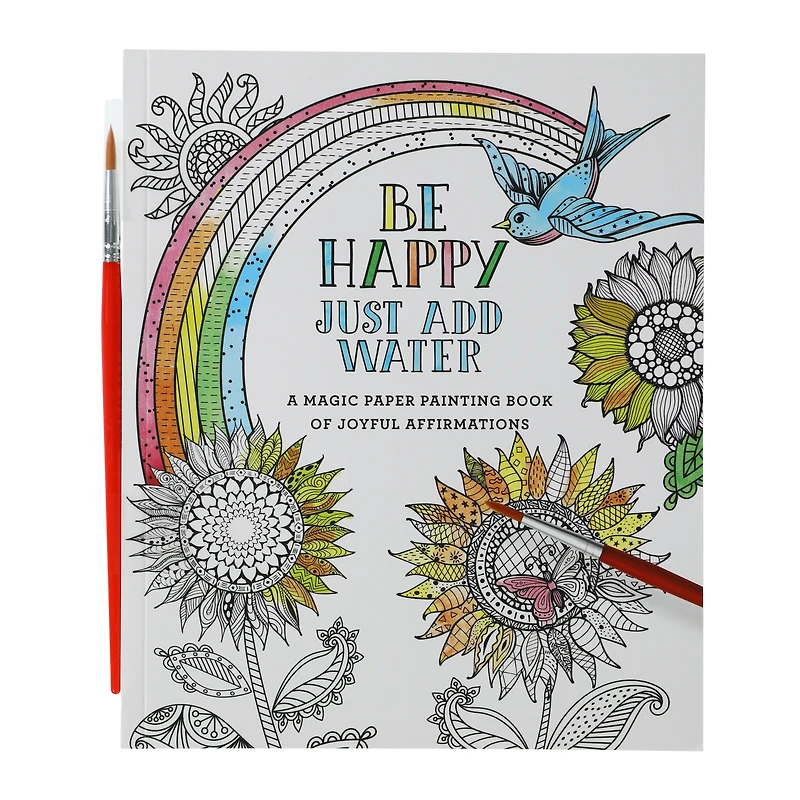 Be Happy: Just Add Water Painting Book