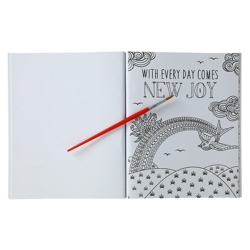 Be Happy: Just Add Water Painting Book