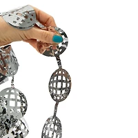 Silver Disco Ball Backdrop 48in x 60in