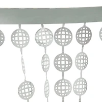 Silver Disco Ball Backdrop 48in x 60in