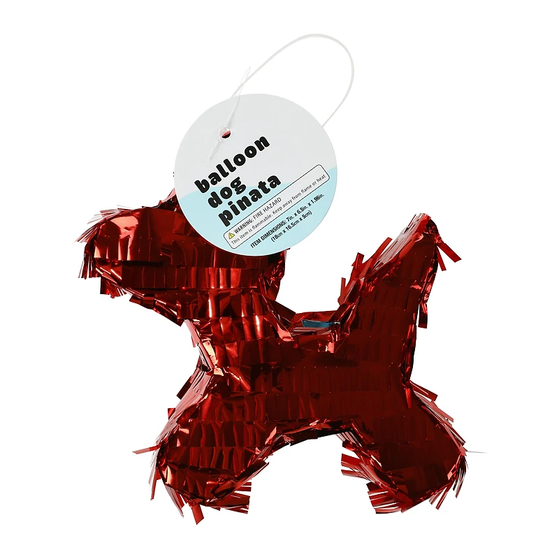 Mini Balloon Dog Pinata 7in x 6.5in