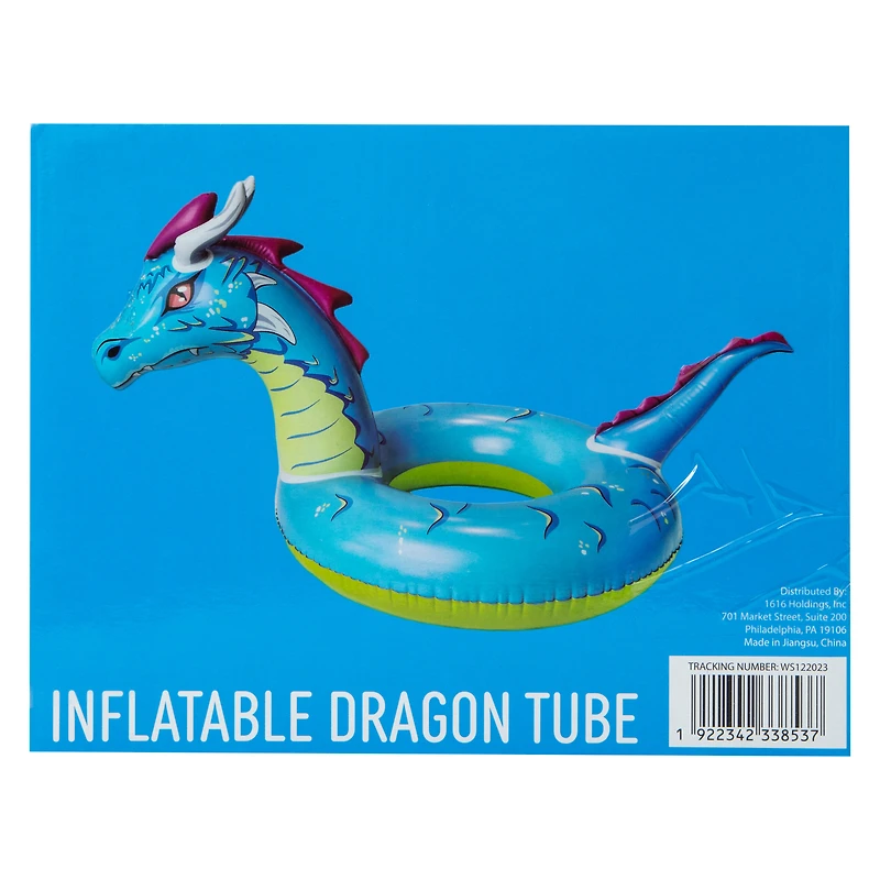 Inflatable Dragon Pool Tube 55.91in x 32.68in
