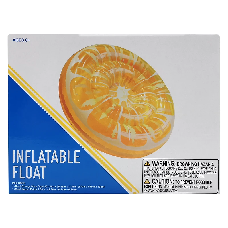 Orange Slice Inflatable Float 38.19in