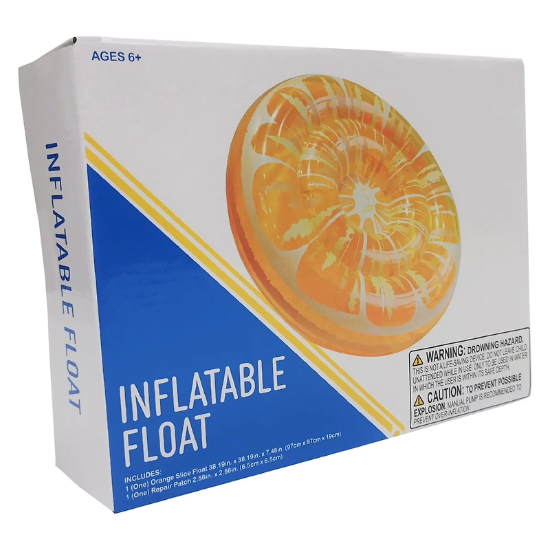 Orange Slice Inflatable Float 38.19in
