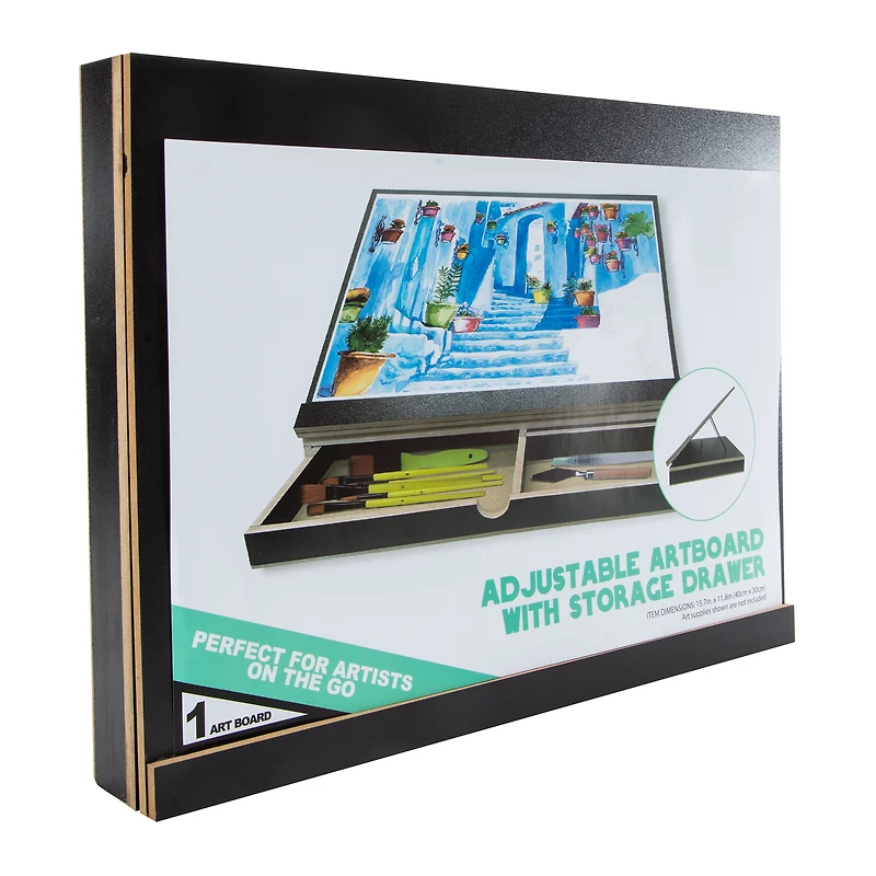 Adjustable Artboard With Storage Drawer