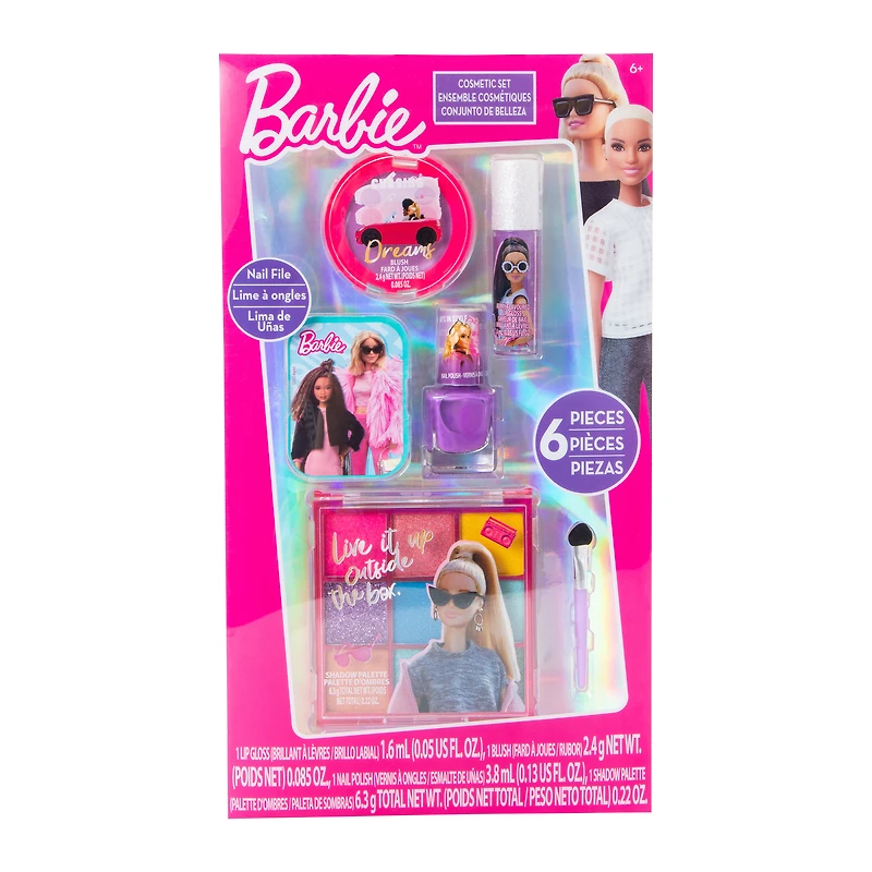 Barbie™ Cosmetic Set 6-Piece