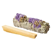 Organic Wildflower & Palo Santo Smudge Stick Set 2-Count
