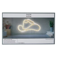 Cowboy Hat LED Wall Light 9.9in x 5.5in