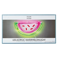 LED Acrylic Watermelon Light 10.5in x 5.4in