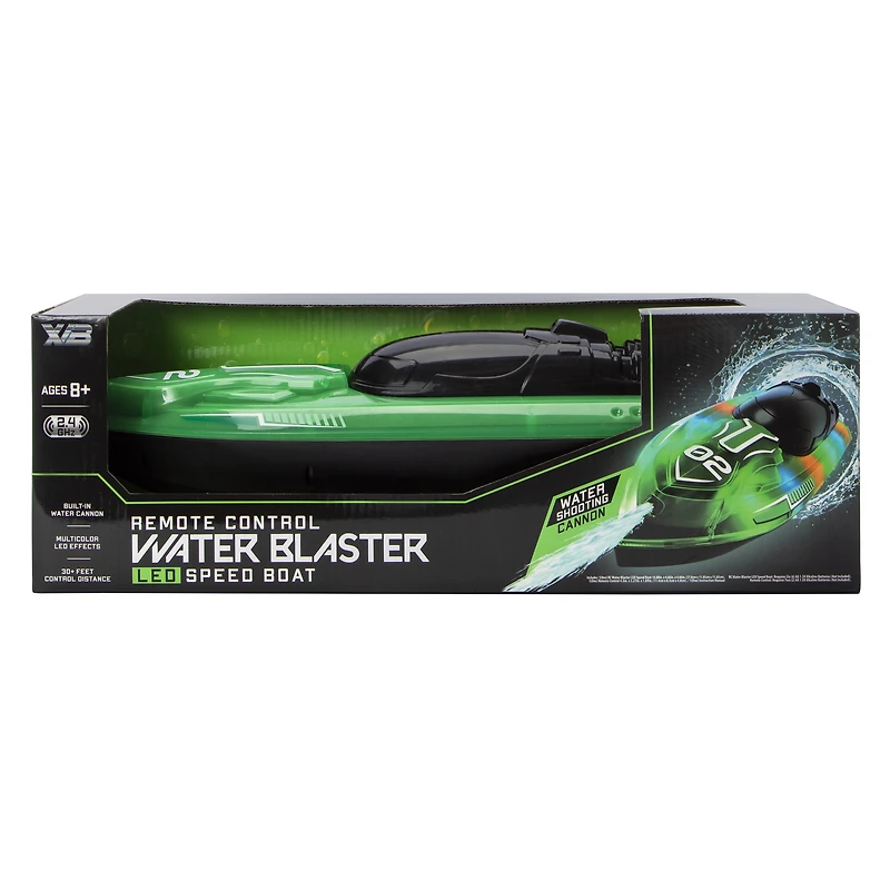 Remote Control Water Blaster LED Speed Boat