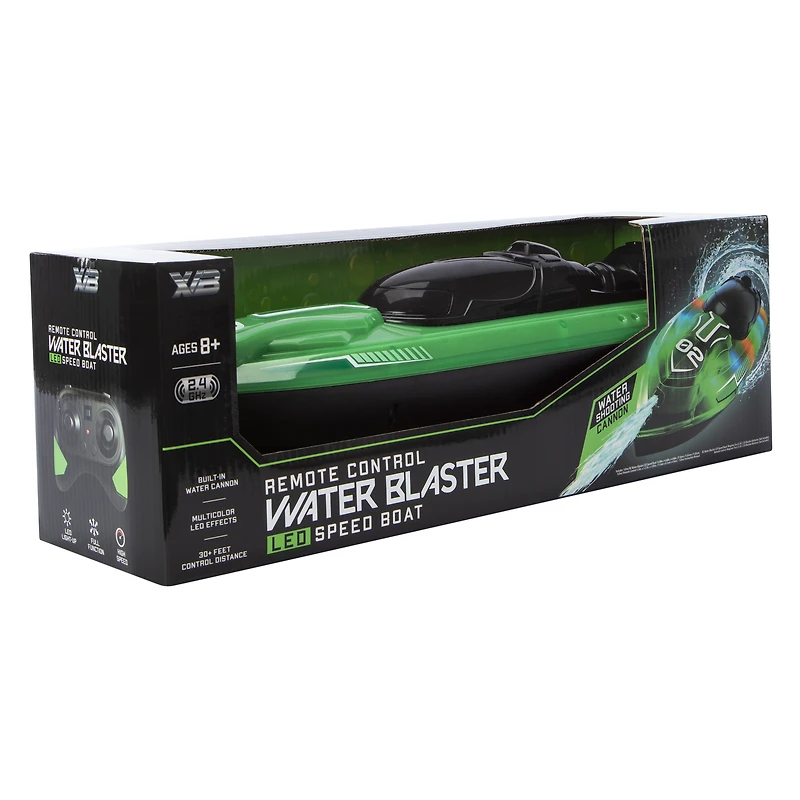 Remote Control Water Blaster LED Speed Boat