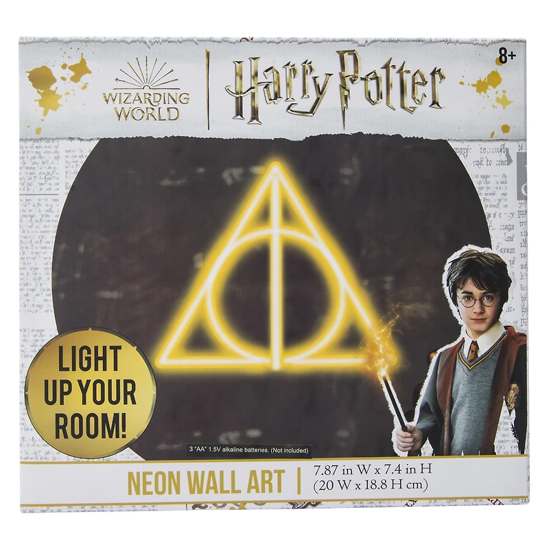 Harry Potter™ Neon Wall Art 7.87in x 7.4in