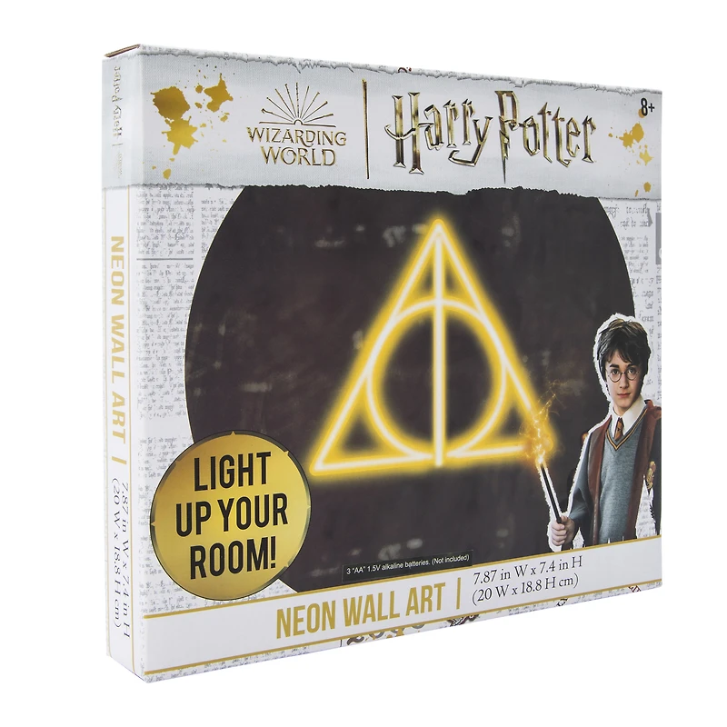 Harry Potter™ Neon Wall Art 7.87in x 7.4in