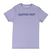 'Selectively Polite' Graphic Tee