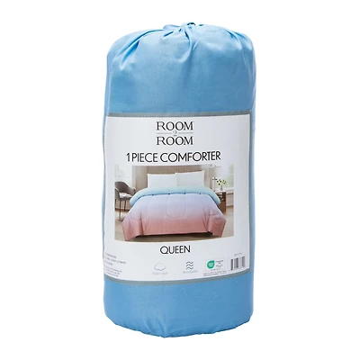 Queen Size Comforter - Rainbow Ombre