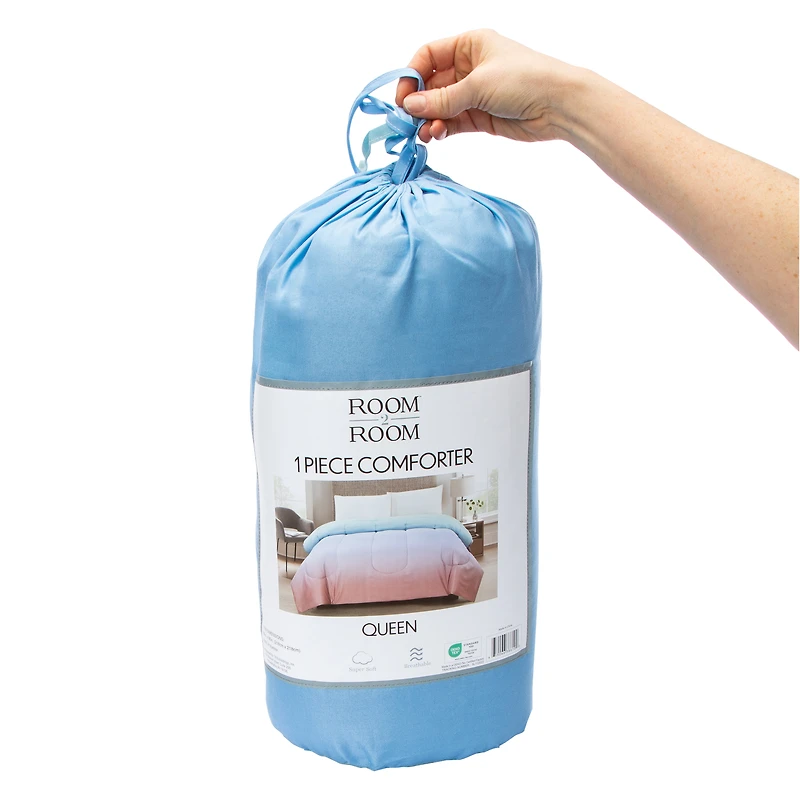 Queen Size Comforter - Rainbow Ombre