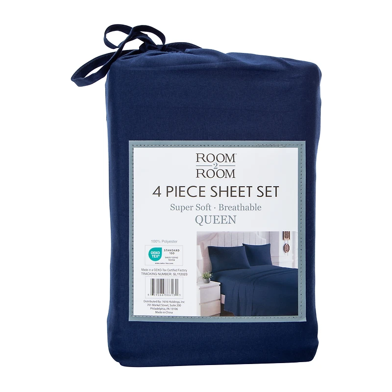 Queen Size 4-Piece Sheet Set