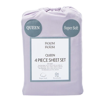 Queen Size 4-Piece Sheet Set
