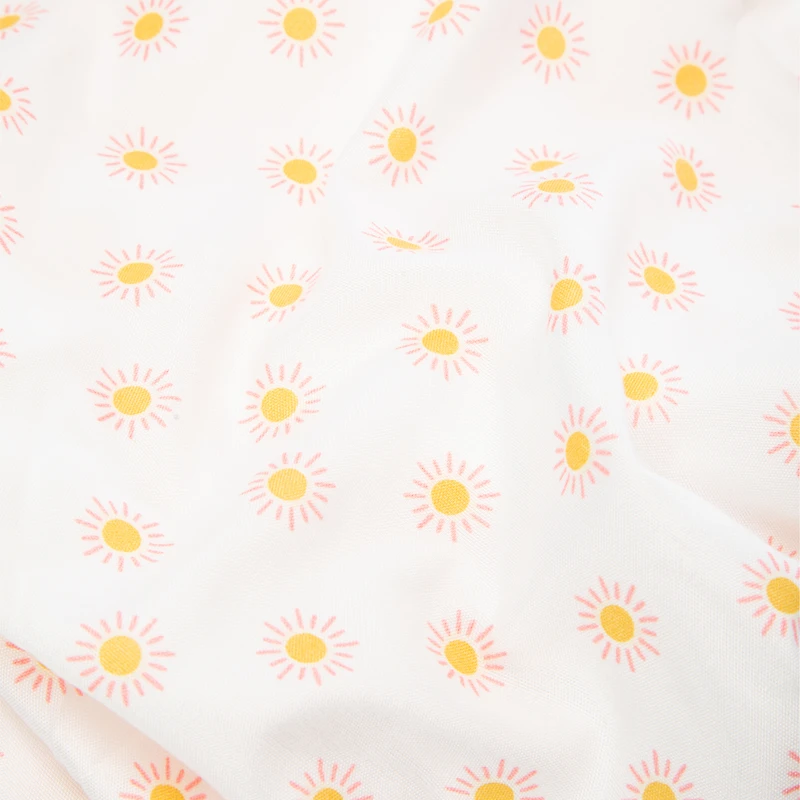 Queen Size 4-Piece Sheet Set - Sun Print