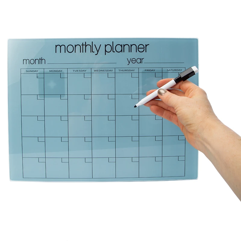 Dry Erase Monthly Planner 16in x 12in