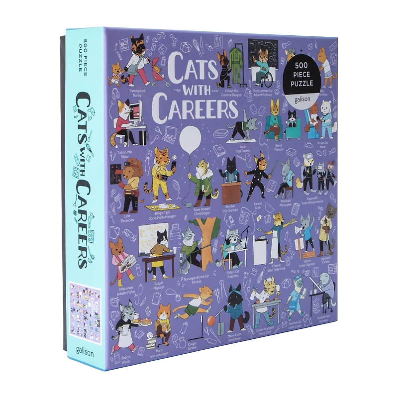 Cats With Careers Puzzle 500-Piece