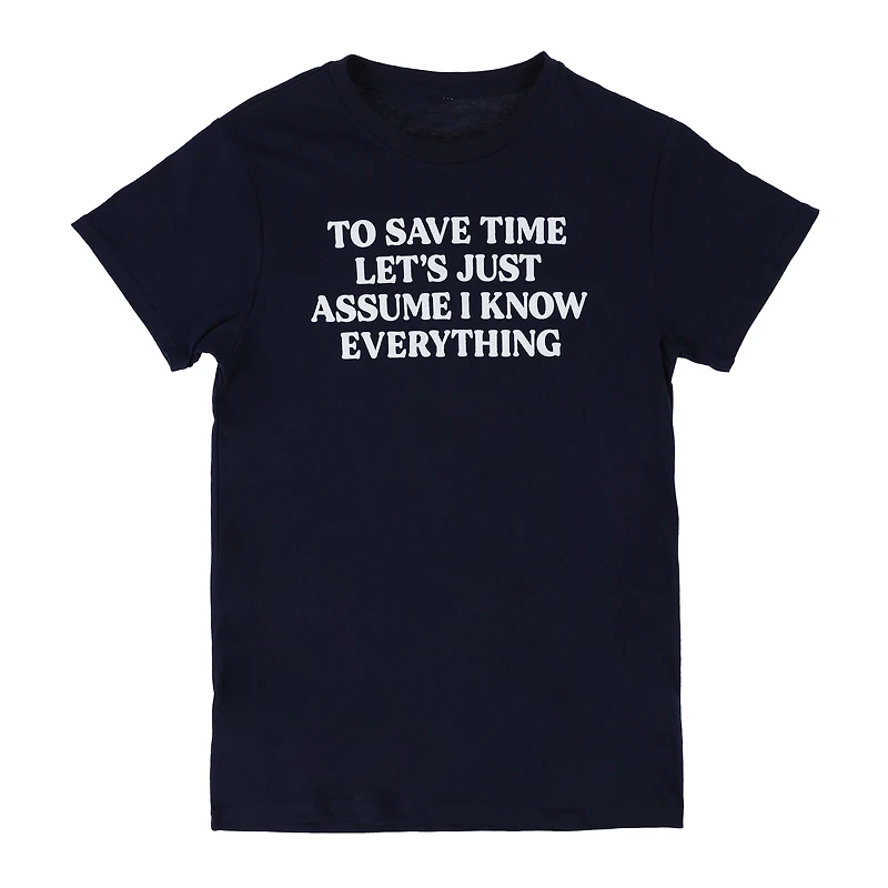 'I Know Everything' Graphic Tee