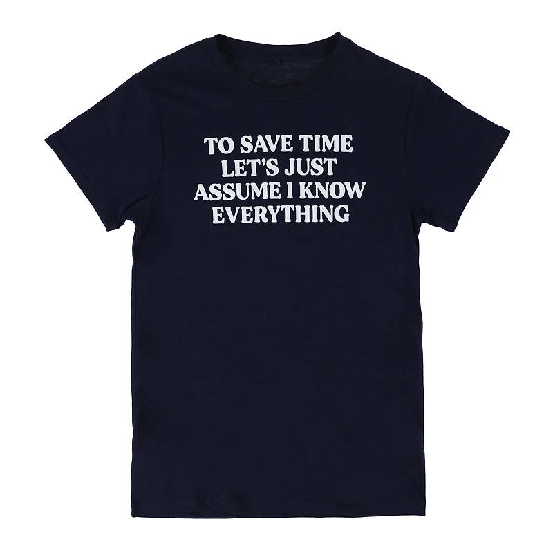 'I Know Everything' Graphic Tee