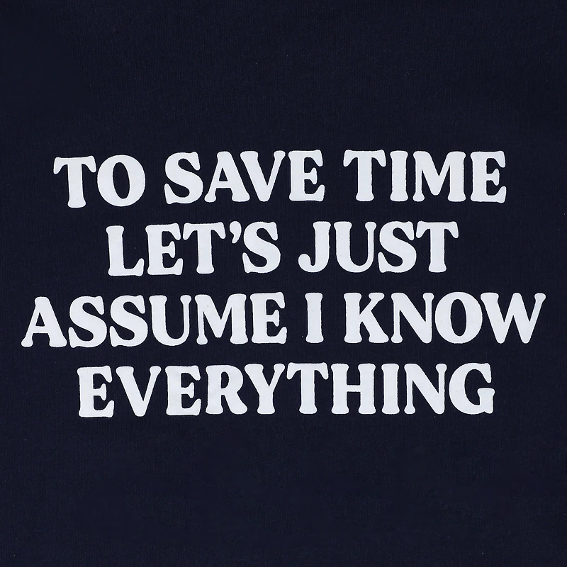 'I Know Everything' Graphic Tee