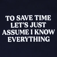 'I Know Everything' Graphic Tee