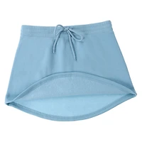 Fleece Drawstring Mini Skirt