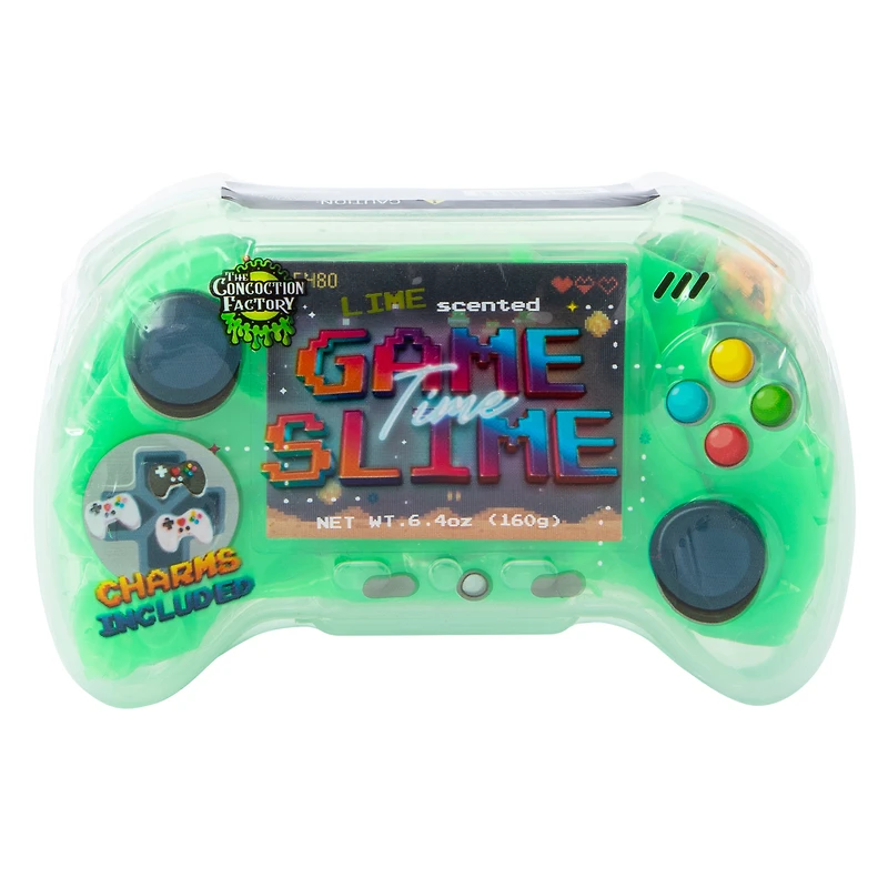 Game Time Scented Slime With Charms 6.4oz