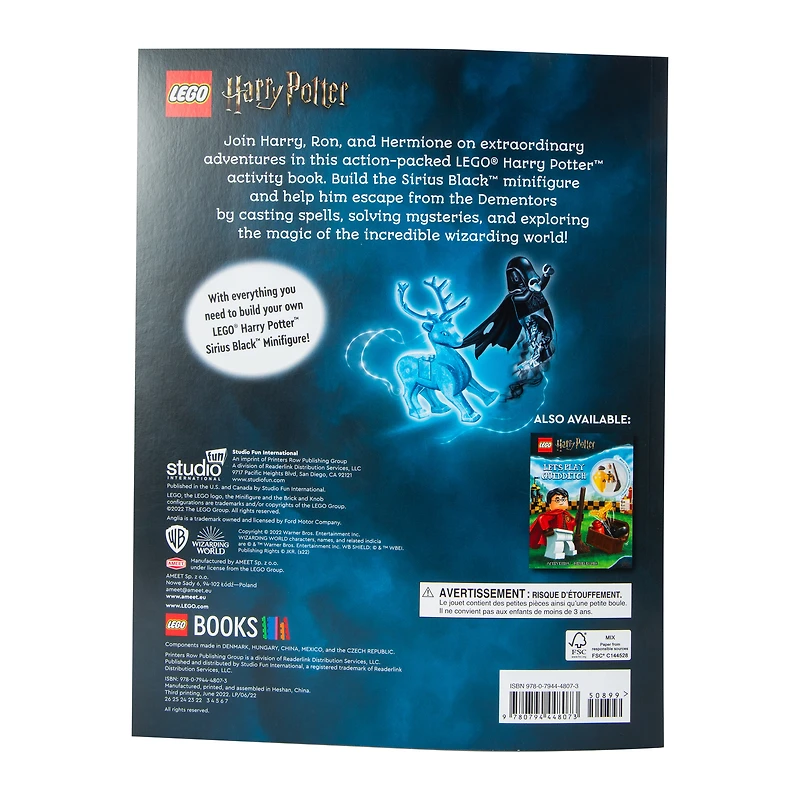 LEGO® Harry Potter™ Magical Adventures at Hogwarts Activity Book & Minifigure Set