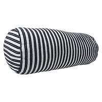 Striped Outdoor Bolster Pillow 18in x 7in